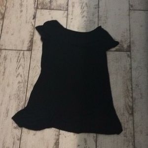 Light weight long black tee